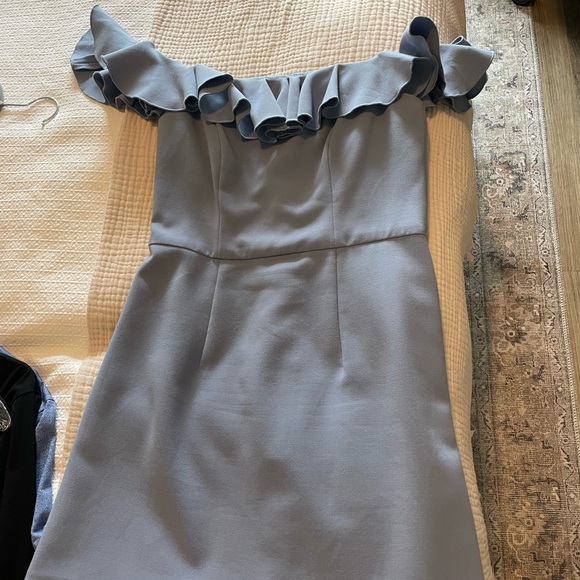 French Connection Dresses & Skirts - French Connection Blue Off-Shoulder Dress